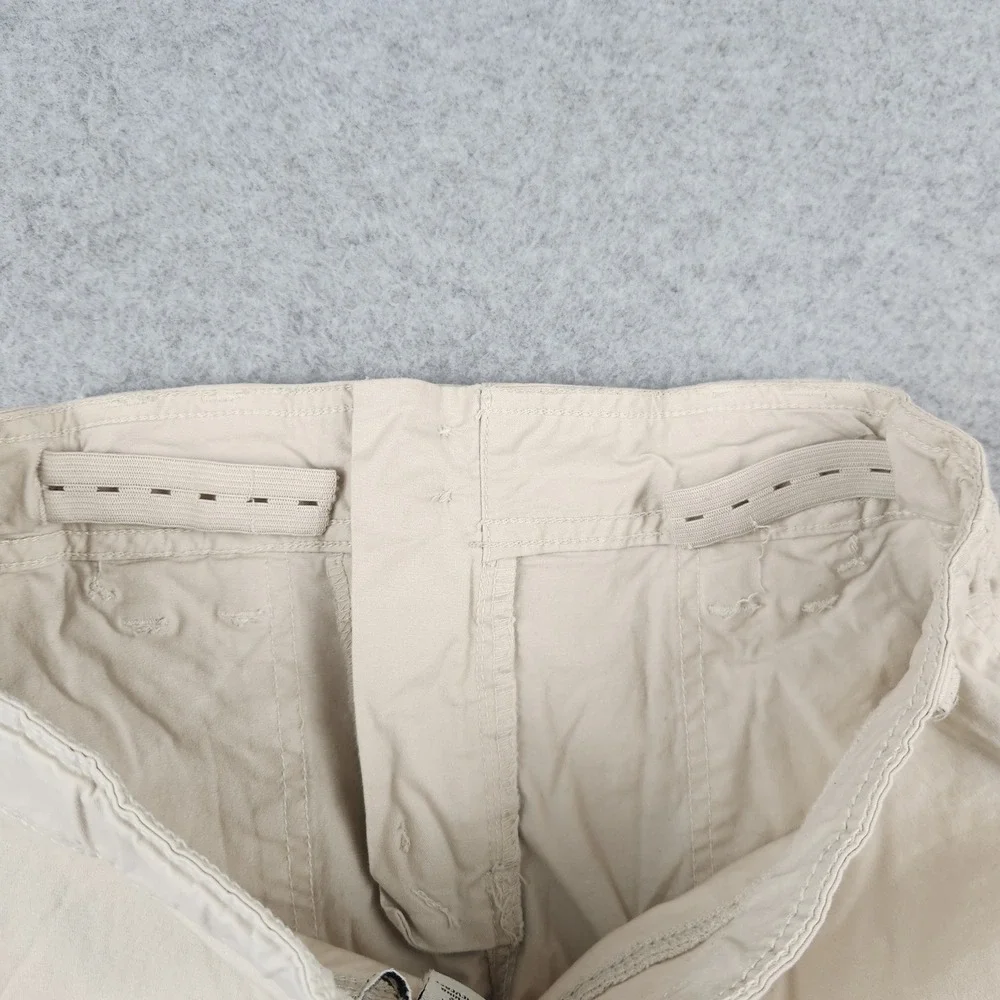 Vanilla Star Girls Tan‎ Khaki Cargo Pants Sz 14 Adjustable Waist Utility Stretch